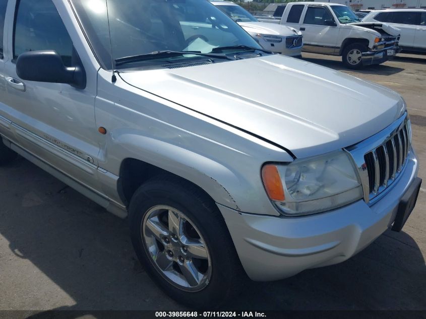 2004 Jeep Grand Cherokee Overland VIN: 1J8GW68J14C316579 Lot: 39856648