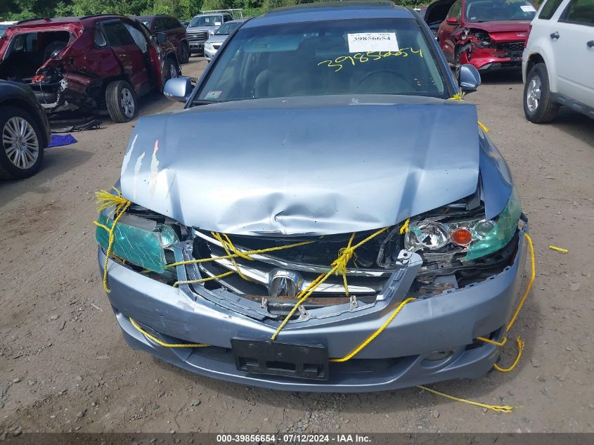 2006 Acura Tsx VIN: JH4CL96996C024544 Lot: 39856654