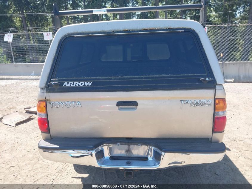 2004 Toyota Tacoma Prerunner VIN: 5TESM92NX4Z466132 Lot: 39856659