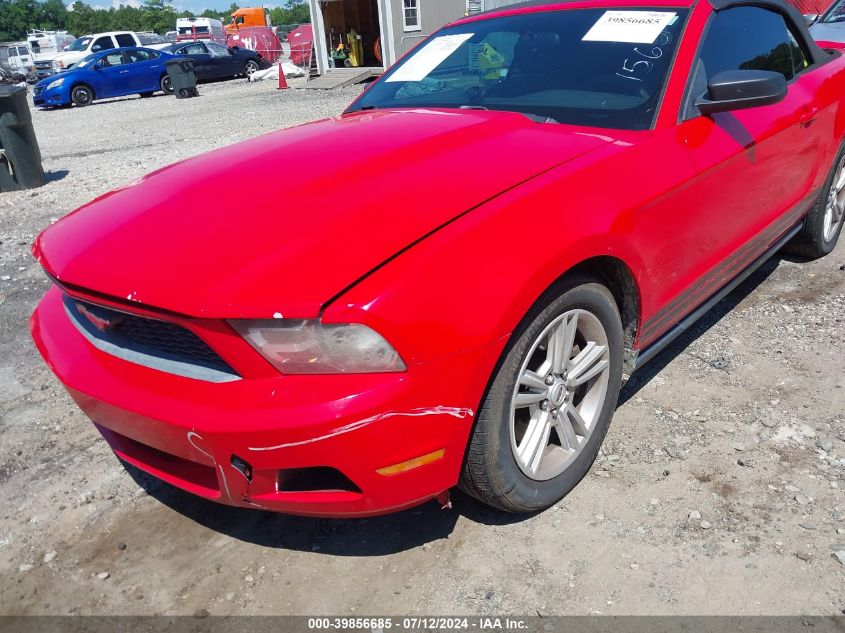 2012 Ford Mustang V6 VIN: 1ZVBP8EM2C5226057 Lot: 39856685