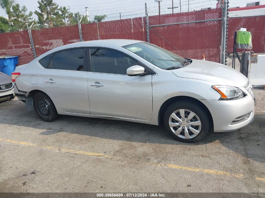 2014 Nissan Sentra Sv VIN: 1N4AB7AP4EN855108 Lot: 39856689