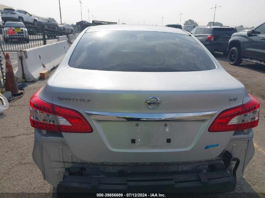 2014 Nissan Sentra Sv VIN: 1N4AB7AP4EN855108 Lot: 39856689