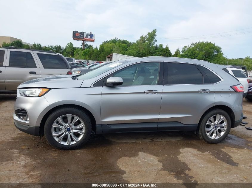 2020 Ford Edge Titanium VIN: 2FMPK4K92LBA72361 Lot: 39856698