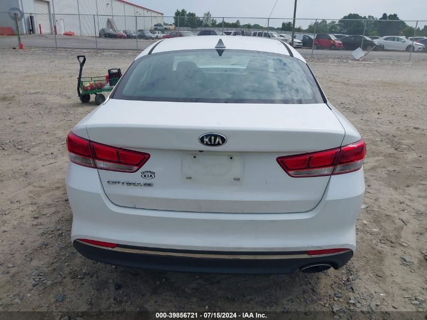 2016 Kia Optima Lx VIN: 5XXGT4L3XGG054742 Lot: 39856721