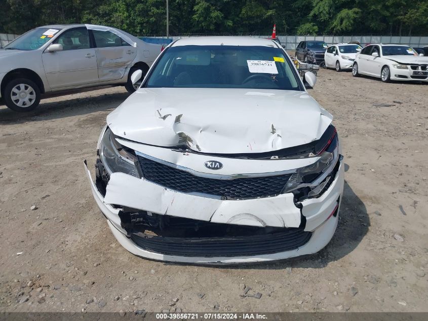 2016 Kia Optima Lx VIN: 5XXGT4L3XGG054742 Lot: 39856721