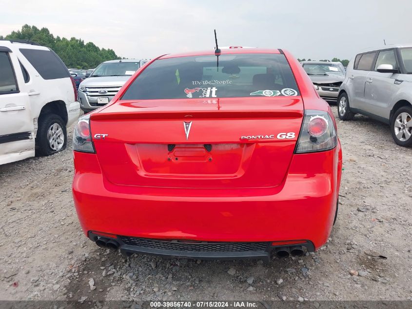 2009 Pontiac G8 Gt VIN: 6G2EC57Y29L229451 Lot: 39856740