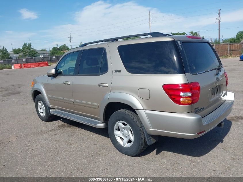 5TDBT44A61S054461 2001 Toyota Sequoia Sr5 V8