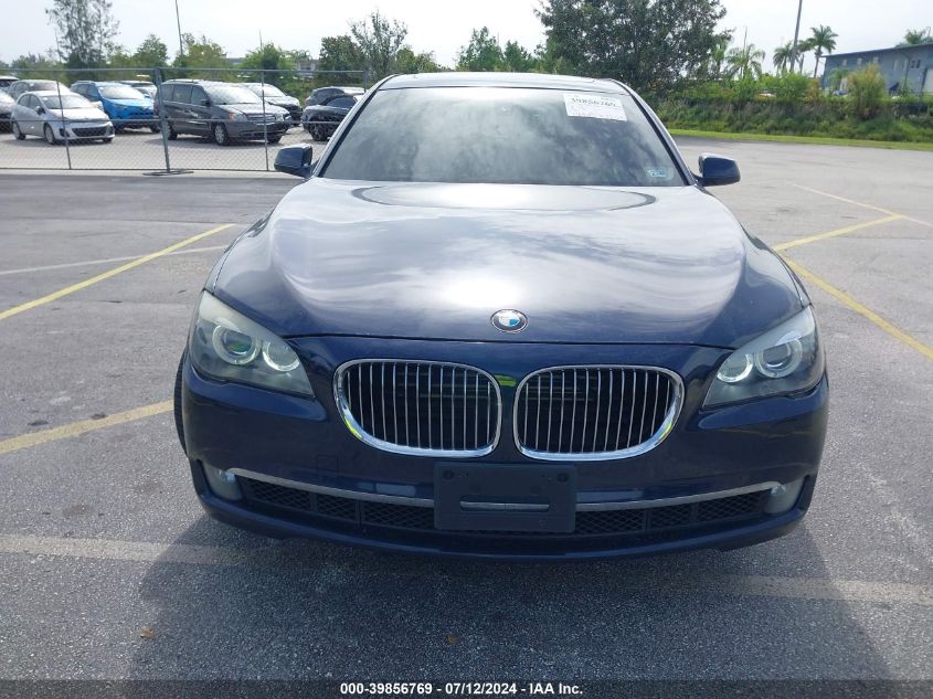 2012 BMW 750 Xi VIN: WBAKC6C58CC395765 Lot: 39856769