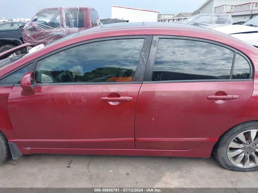 2010 Honda Civic Ex-L VIN: 19XFA1F96AE018711 Lot: 39856791