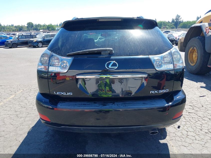 2009 Lexus Rx 350 VIN: 2T2GK31U69C077644 Lot: 39856798