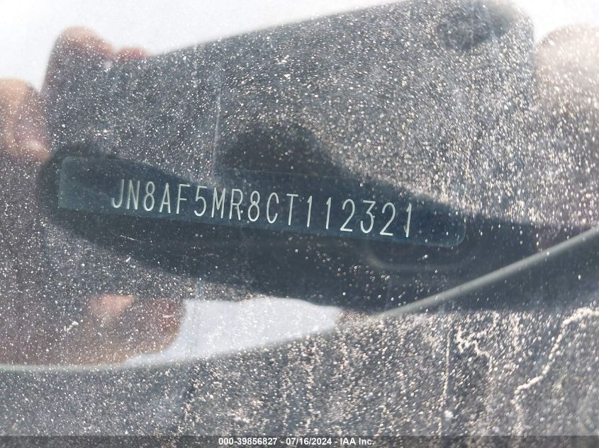 2012 Nissan Juke Sl VIN: JN8AF5MR8CT112321 Lot: 39856827