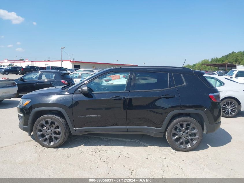 2021 Jeep Compass 80Th Anniversary VIN: 3C4NJDEB3MT596072 Lot: 39856831