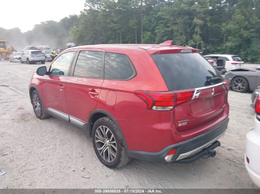 2018 Mitsubishi Outlander Se VIN: JA4AZ3A36JZ036514 Lot: 39856835