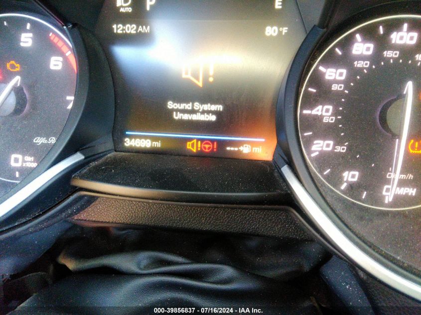 2018 Alfa Romeo Stelvio Ti Sport Awd VIN: ZASFAKNN2J7B92593 Lot: 39856837