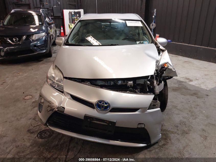 2012 Toyota Prius Two VIN: JTDKN3DU9C5435941 Lot: 39856864