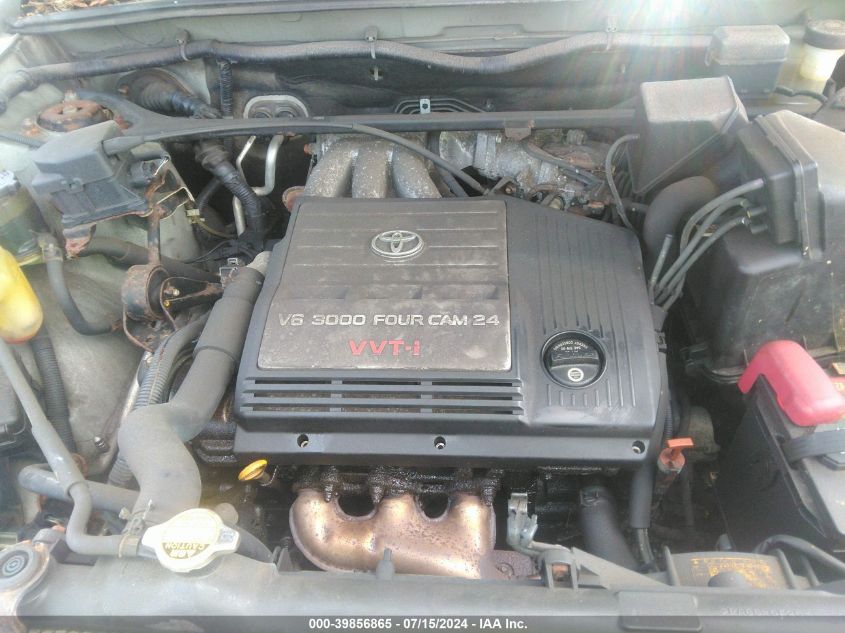 2002 Toyota Highlander Limited V6 VIN: JTEHF21A820089190 Lot: 39856865