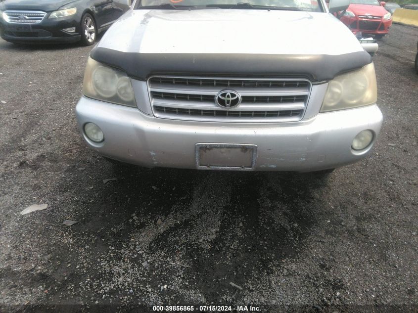 2002 Toyota Highlander Limited V6 VIN: JTEHF21A820089190 Lot: 39856865