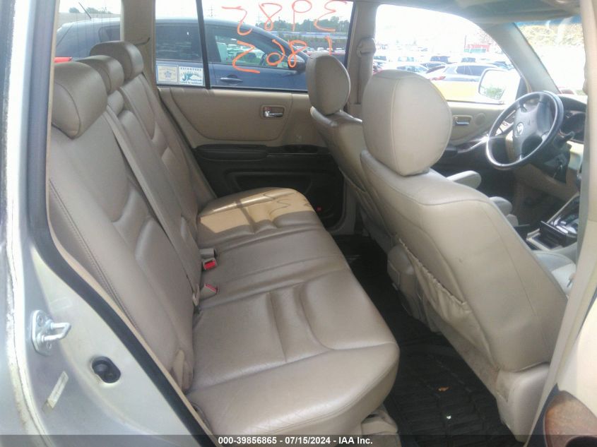 2002 Toyota Highlander Limited V6 VIN: JTEHF21A820089190 Lot: 39856865