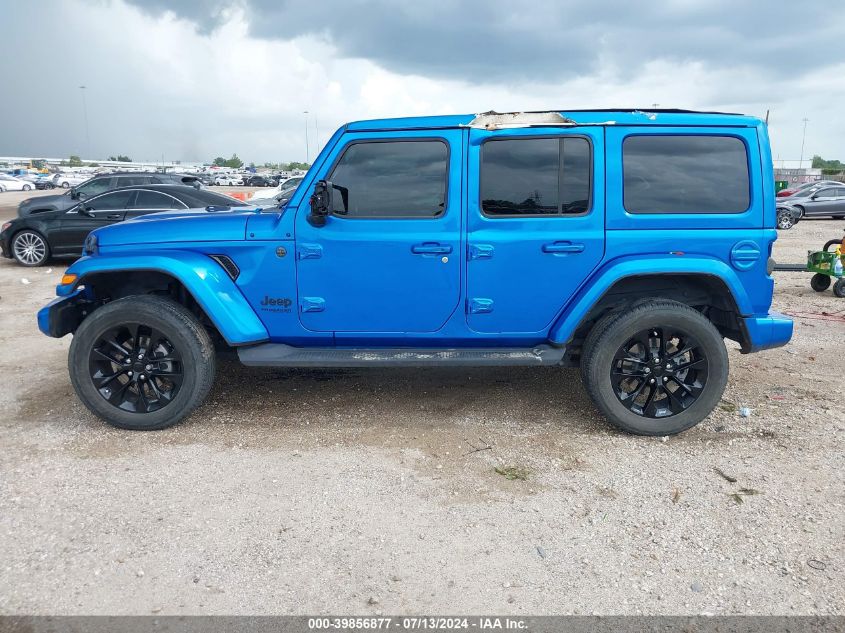 2022 Jeep Wrangler Unlimited High Altitude 4X4 VIN: 1C4HJXEN5NW167603 Lot: 39856877