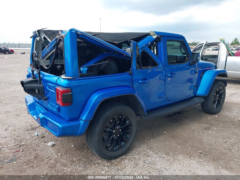 2022 Jeep Wrangler Unlimited High Altitude 4X4 VIN: 1C4HJXEN5NW167603 Lot: 39856877