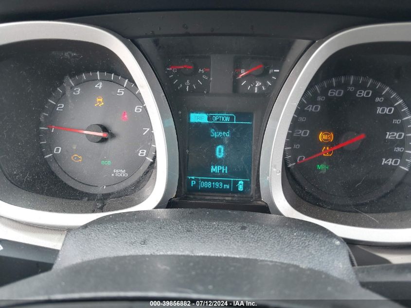 2016 Chevrolet Equinox Lt VIN: 2GNALCEK1G6272654 Lot: 39856882