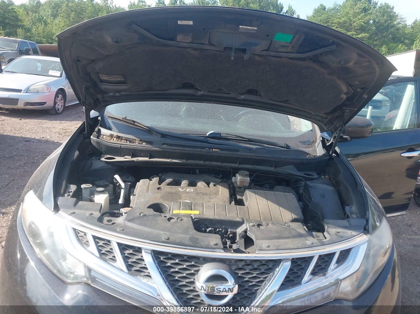2011 Nissan Murano Sl VIN: JN8AZ1MU0BW055727 Lot: 39856897