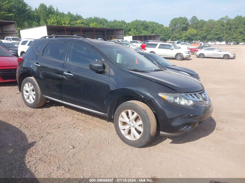 2011 Nissan Murano Sl VIN: JN8AZ1MU0BW055727 Lot: 39856897