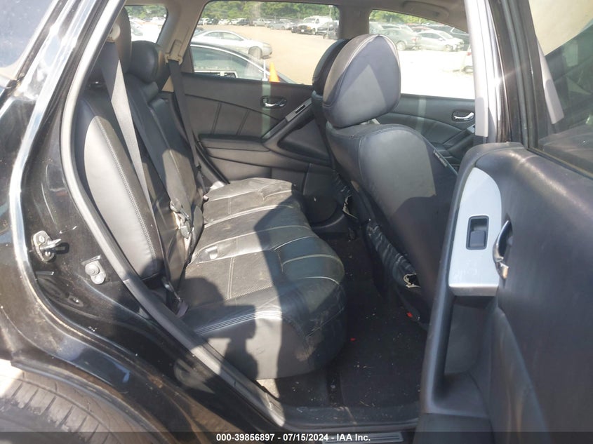 2011 Nissan Murano Sl VIN: JN8AZ1MU0BW055727 Lot: 39856897