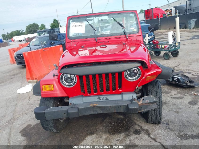 1999 Jeep Wrangler Sport VIN: 1J4FY19S9XP442896 Lot: 39856904