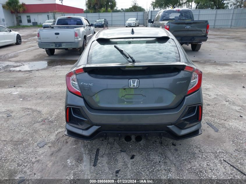 2020 Honda Civic Sport VIN: SHHFK7H41LU217212 Lot: 39856909
