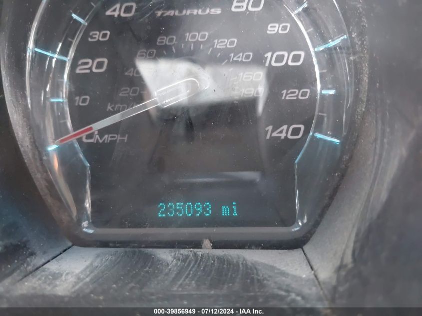 2010 Ford Taurus Sel VIN: 1FAHP2EW8AG142523 Lot: 39856949