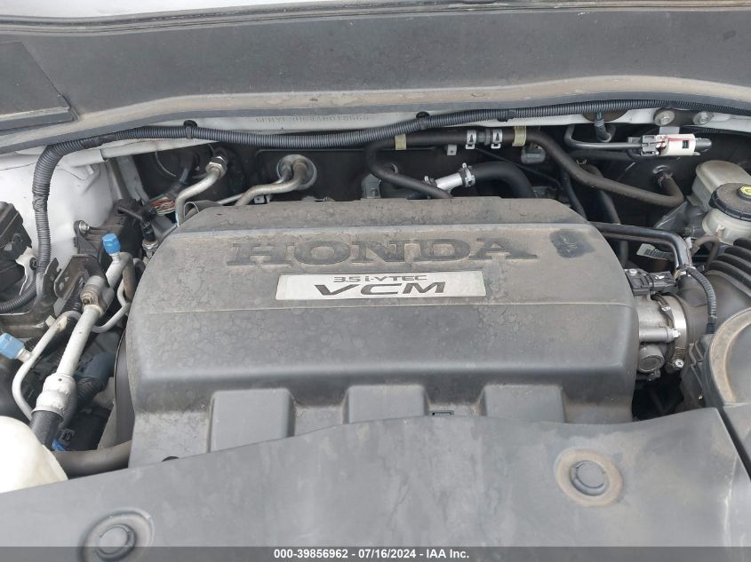 2010 Honda Pilot Ex-L VIN: 5FNYF3H54AB018555 Lot: 39856962