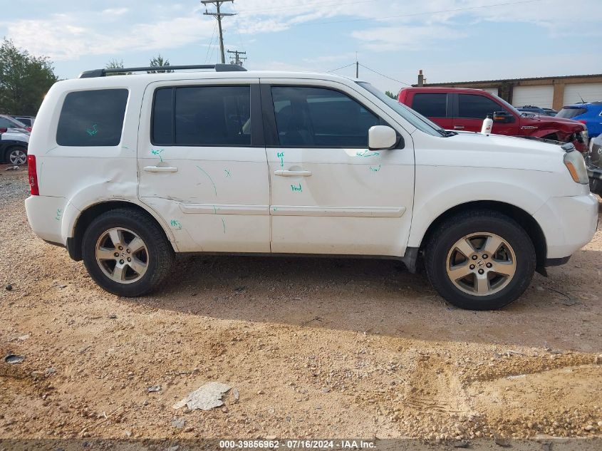 2010 Honda Pilot Ex-L VIN: 5FNYF3H54AB018555 Lot: 39856962