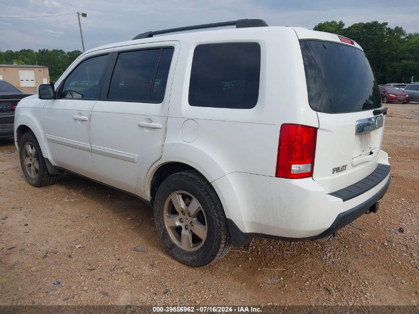 2010 Honda Pilot Ex-L VIN: 5FNYF3H54AB018555 Lot: 39856962