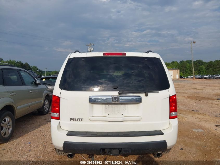 2010 Honda Pilot Ex-L VIN: 5FNYF3H54AB018555 Lot: 39856962