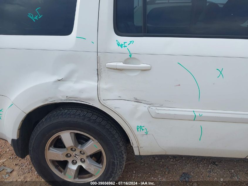 2010 Honda Pilot Ex-L VIN: 5FNYF3H54AB018555 Lot: 39856962