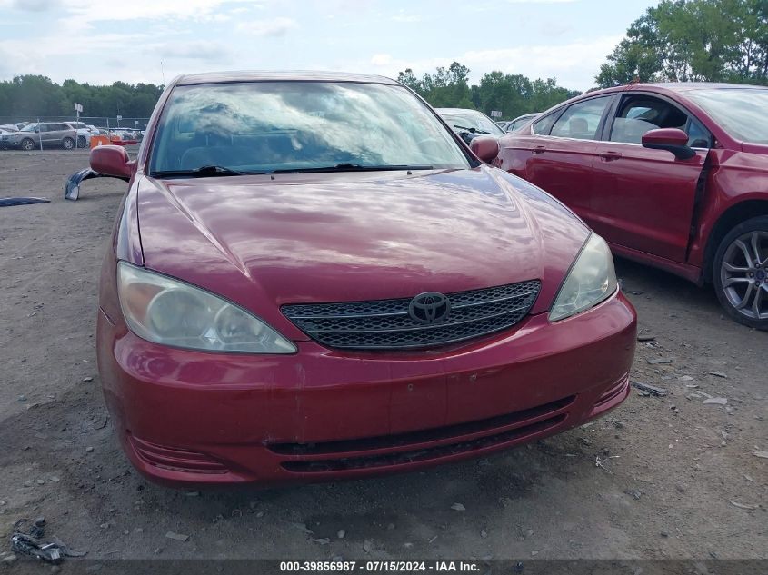 2003 Toyota Camry Le VIN: 4T1BE32K33U259889 Lot: 39856987