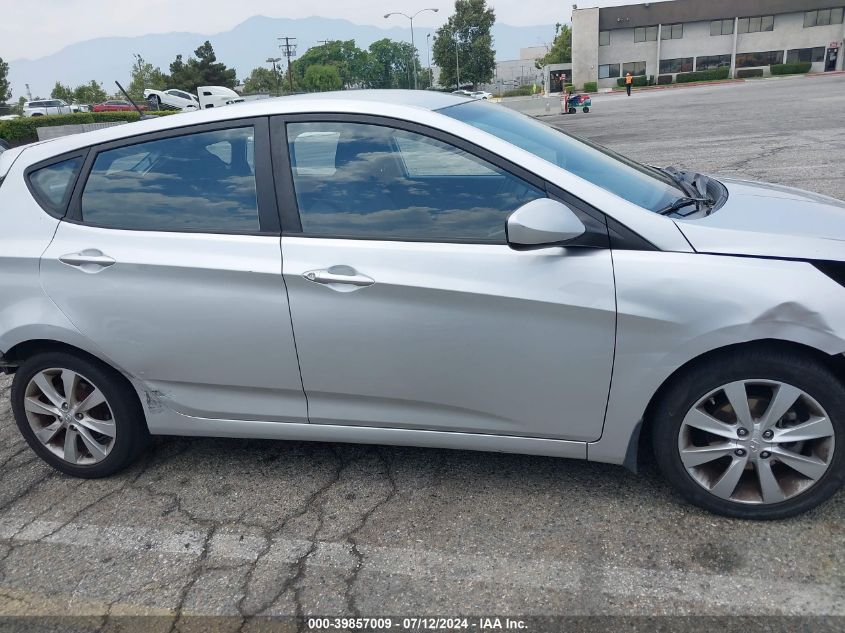 2012 Hyundai Accent Se VIN: KMHCU5AE0CU052181 Lot: 39857009