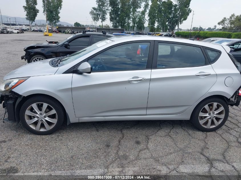 2012 Hyundai Accent Se VIN: KMHCU5AE0CU052181 Lot: 39857009