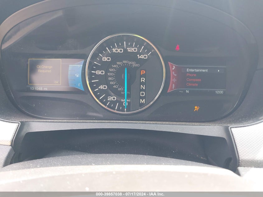 2012 Ford Edge Sel VIN: 2FMDK4JC0CBA76487 Lot: 39857038