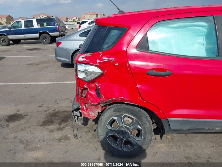 2018 Ford Ecosport S VIN: MAJ6P1SL8JC245525 Lot: 39857058