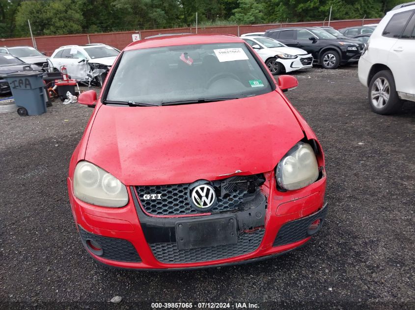 2009 Volkswagen Gti 2-Door VIN: WVWFD71K89W118461 Lot: 39857065