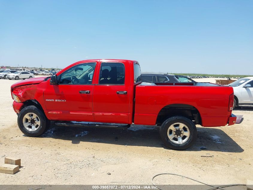 2004 Dodge Ram 2500 St/Slt VIN: 1D7KU28D14J121853 Lot: 39857072