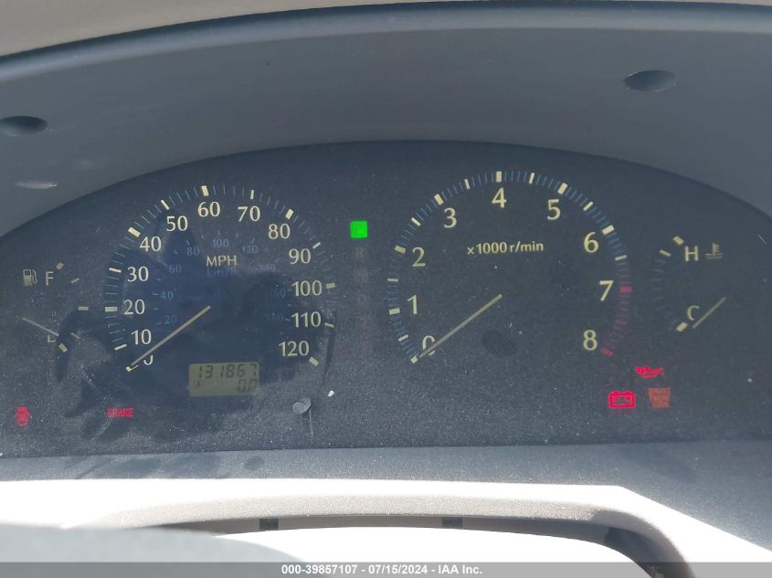 2001 Infiniti Qx4 Luxury VIN: JNRDR07X71W101416 Lot: 39857107