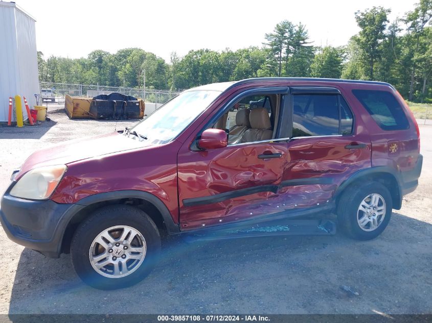 2003 Honda Cr-V Ex VIN: SHSRD78893U116651 Lot: 39857108