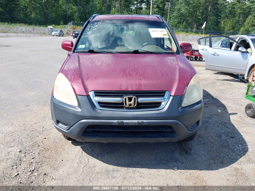 2003 Honda Cr-V Ex VIN: SHSRD78893U116651 Lot: 39857108