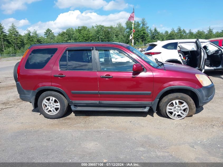 2003 Honda Cr-V Ex VIN: SHSRD78893U116651 Lot: 39857108