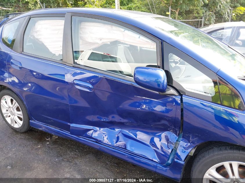 2009 Honda Fit Sport VIN: JHMGE88479S064154 Lot: 39857127