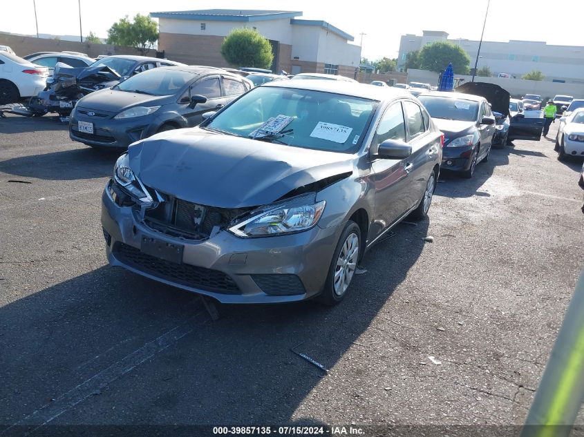 2016 Nissan Sentra Sv VIN: 3N1AB7AP8GL653551 Lot: 39857135