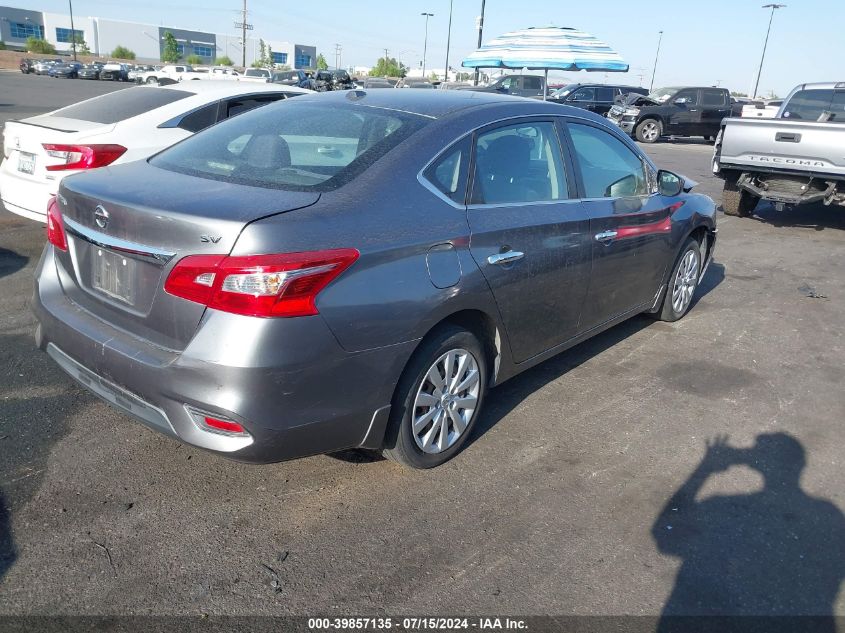 2016 Nissan Sentra Sv VIN: 3N1AB7AP8GL653551 Lot: 39857135